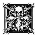 demons arm sleeve undertaker tattoo design idea