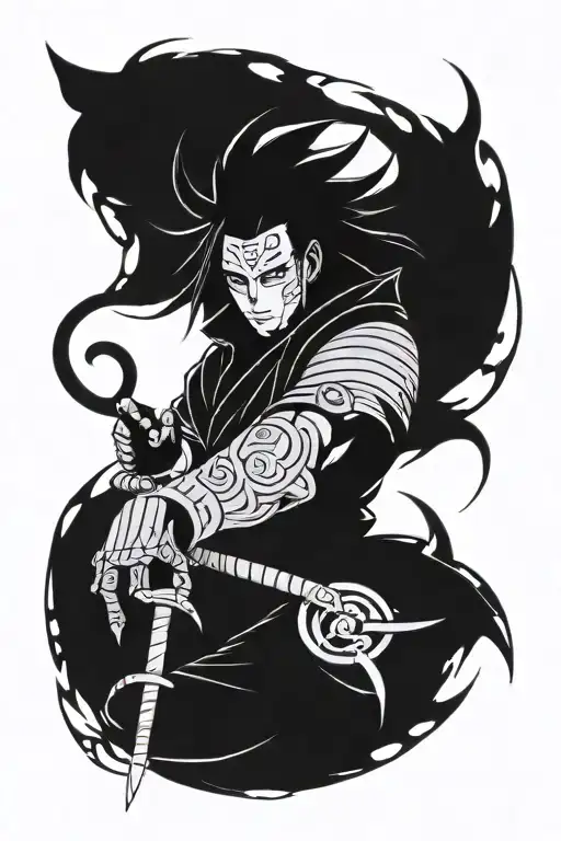 Madara Uchiha tattoo design idea