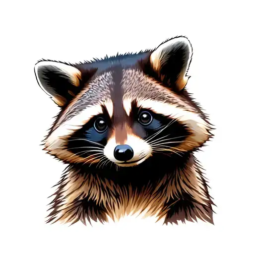 Raccoon Rocket tattoo design idea