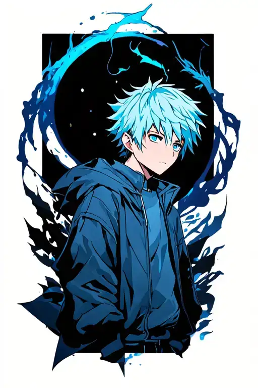 killua zoldyck tattoo design idea