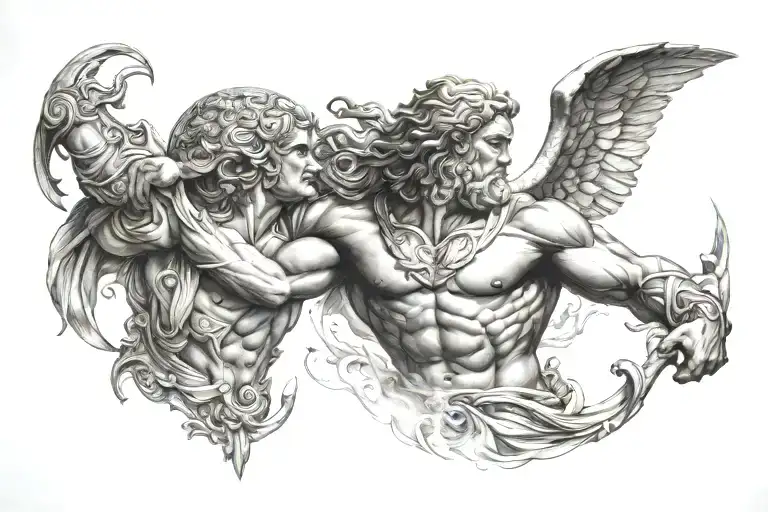 atlas greek mythology inspired tattoo tattoo design idea