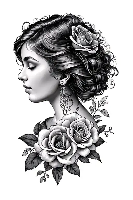 mum remembrance tattoo design idea
