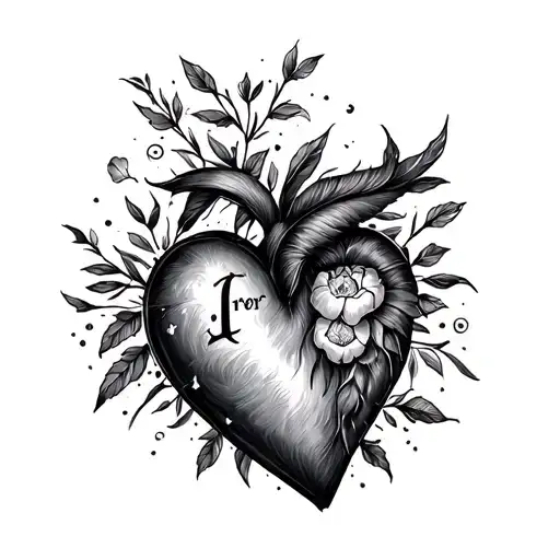 Heart, Plane, Initial, cordinate, best friend tattoo tattoo design idea
