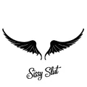 "Sissy Slut" "bdsm" "submissive" "slave" "sissy" "wings" tattoo design idea