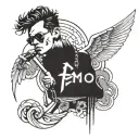 Depeche Mode tattoo design idea