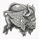 buffalo bills tattoo design idea