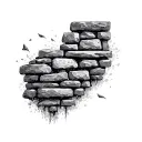 Stone Wall tattoo design idea