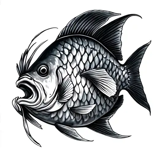Pocket/Narcisse/Signed Zodiac Fish tattoo design idea