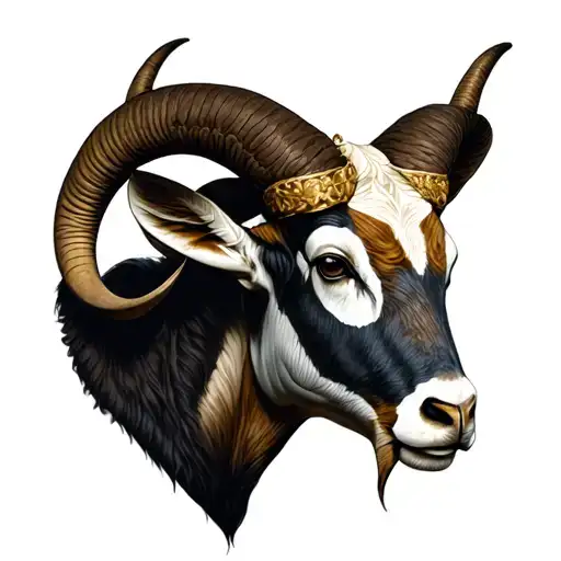 male aries & royalty free your mind tattoo design idea