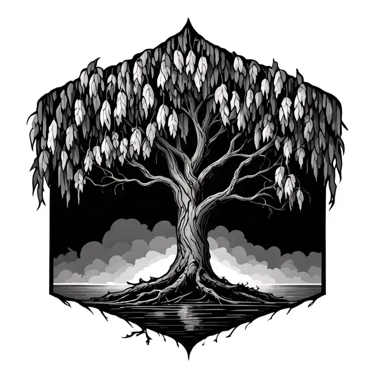 Willow Tree tattoo design idea