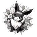Eevee Evolutions tattoo design idea