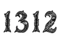 "1312" tattoo design idea
