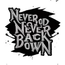 "Never fold never back down" sidhu moosewala tattoo design idea