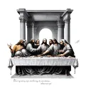 Last Supper tattoo design idea