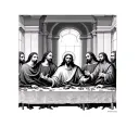 Last Supper tattoo design idea