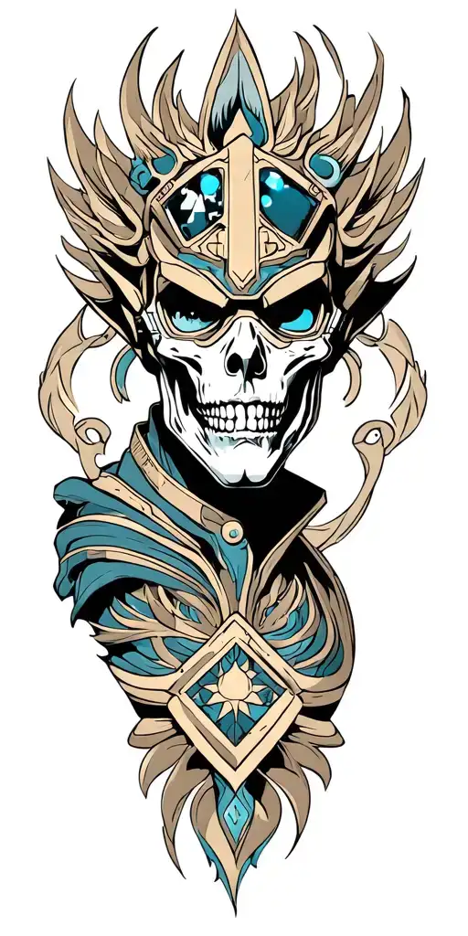 exodia the forbidden, las vegas, ready player one  tattoo design idea