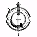 banjo tattoo design idea