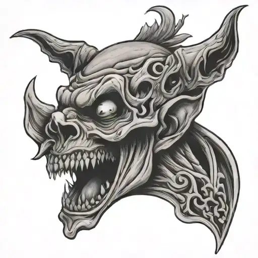 psycho killer tattoo design idea