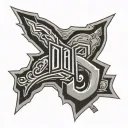 Oklahoma state with blame tattoo design idea