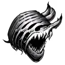 Rib tattoo design idea