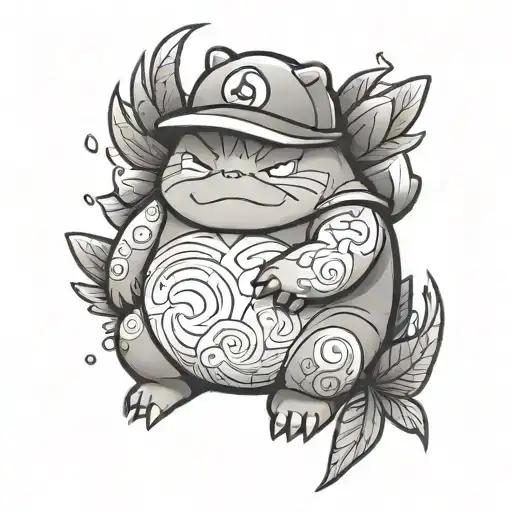 Snorlax tattoo design idea