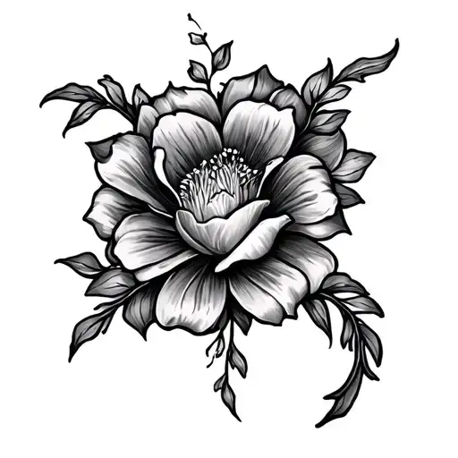 Collarbone tattoo design idea