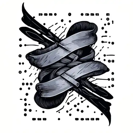 February 19, 2000 Morse code armband tattoo design idea