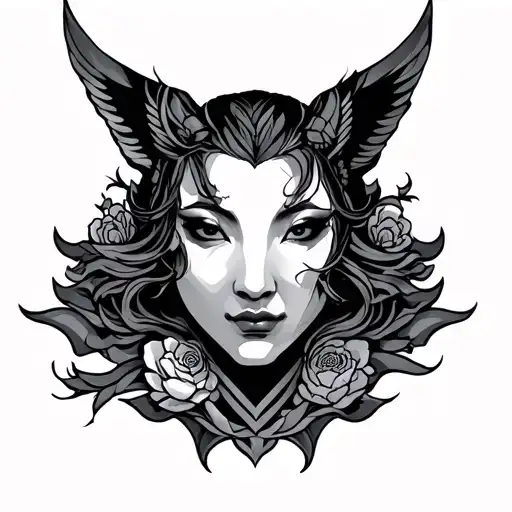 Japanese Shoulders tattoo design idea