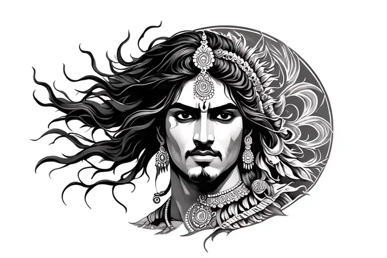 Rudra tattoo design idea