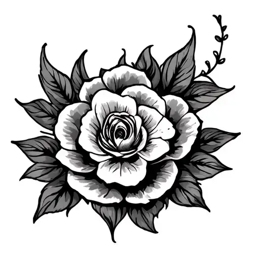 rockabilly estilo tattoo oldschool tattoo design idea