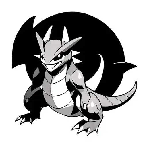 Pokemon aggron tattoo design idea