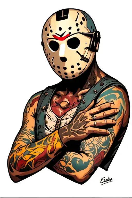Jason Voorhees tattoo design idea