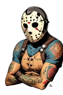 Jason Voorhees tattoo design idea