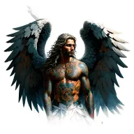 archangel uriel tattoo design idea