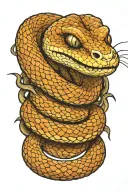Snake tattoo design idea