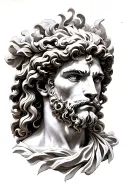 Leon and Greek mythology tattoo design idea