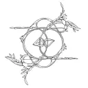 Libra and Gemini zodiac sign intertwined tattoo design idea