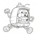 brave little toaster tattoo design idea