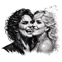 laugh now cry later with risk taker storm tattoo design idea