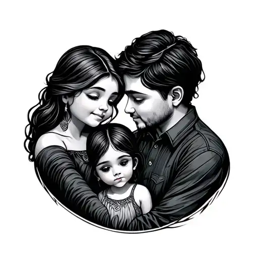 family tattoo design idea