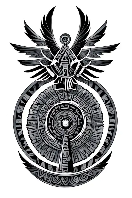sumerian symbols and elements  tattoo design idea