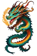 Dragon Wrapped Around Arm Sleeve tattoo tattoo design idea