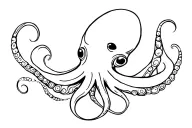 Octopus tattoo design idea