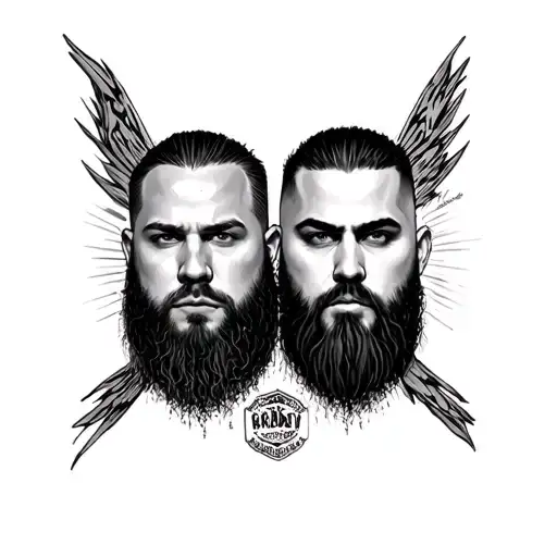 bray wyatt and karrion kross tattoo design idea