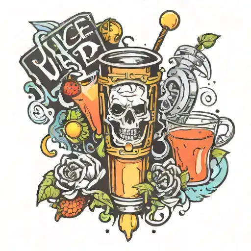 juice world with the letters 999 over he's head tattoo design idea