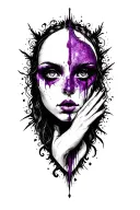 domestic violence tattoo design idea