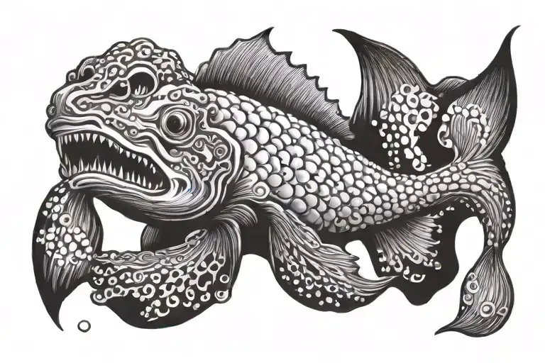 Scuba diving Okinawa tattoo design idea