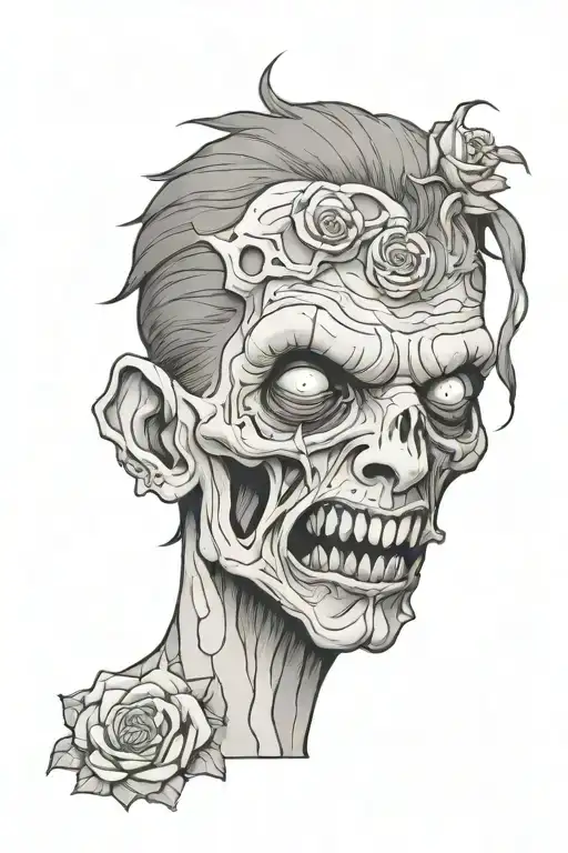 zombie tattoo design idea