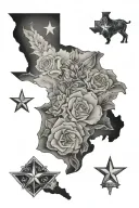 Texas themed tattoo tattoo design idea