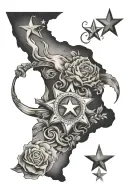 Texas themed tattoo tattoo design idea